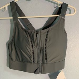NWT Gray High Impact Sports Bra